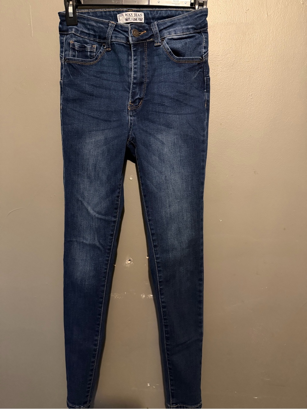 Wax Jean Dark Blue Slim High-Rise Women's Skinny Jeans